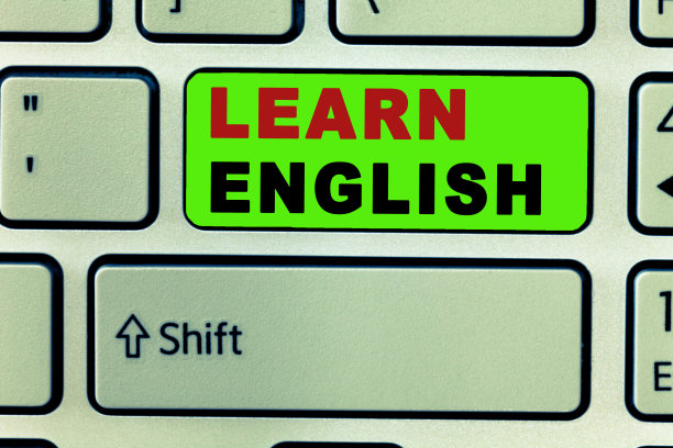 显示学习英语的文字标志。概念照片通用语言易于沟通和理解图片下载