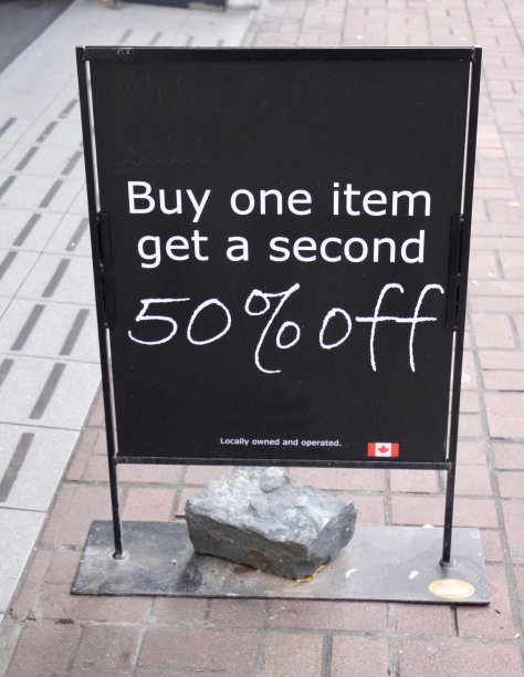 加拿大维多利亚的街道标志图片下载