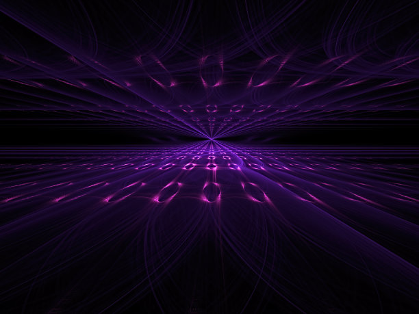 透视背景与灯光-抽象的数字生成图像图片下载