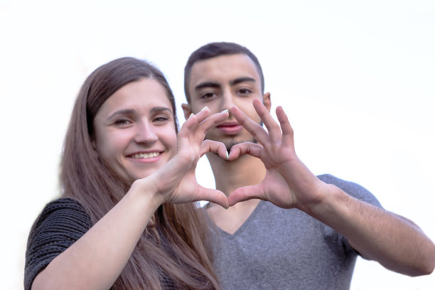 有吸引力的恋人在一起图片下载