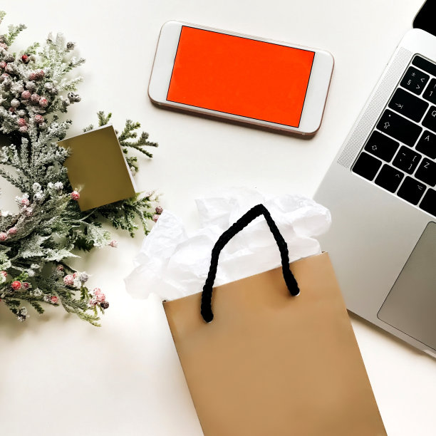 圣诞节销售。“黑色星期五”折扣。新年的折扣。在网上订购一份礼物。图片下载