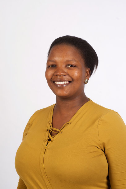 美丽的非洲女人剪出友好的肖像图片下载