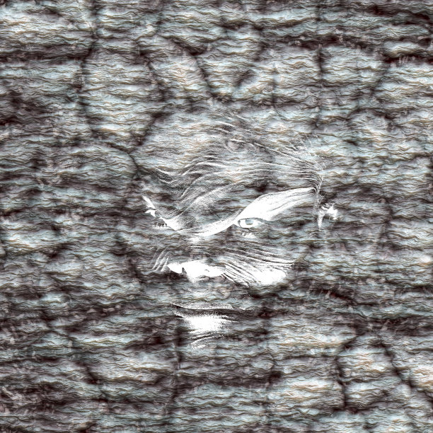 魔鬼头的岩石纹理图片下载