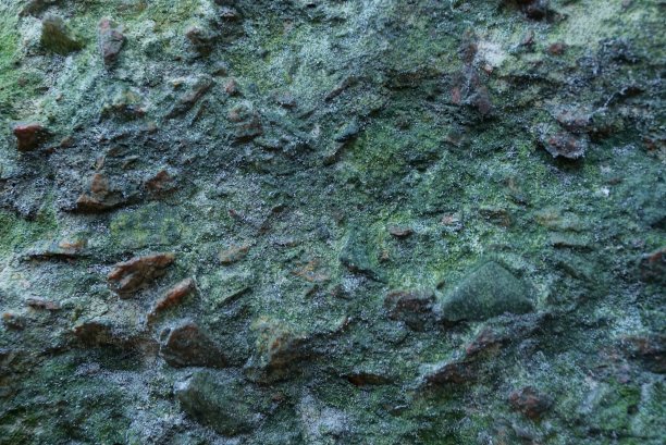 石材、灰色混凝土、绿色墙体的纹理图片下载