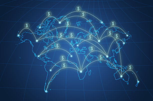 未来技术网络数字接口连接沟通接口人们社交媒体数据连接在线国际社区，工作，商业，金融和金钱的概念。图片下载