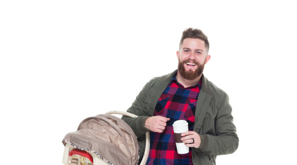 英俊的留着胡子的年轻人图片下载