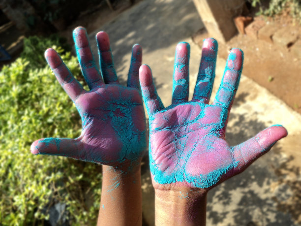 手上的颜色，胡里节图片下载