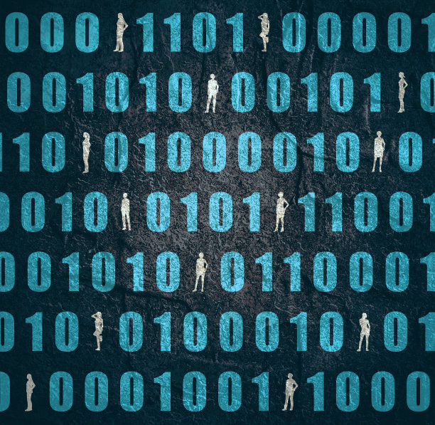 二进制代码的背景图片下载