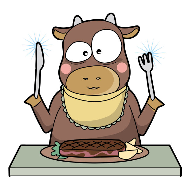 同类相食-牛-独特的类型图片下载