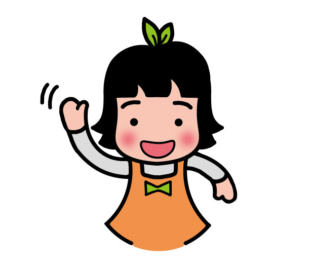 我画了一幅女孩的画，她挥着手迎接她。图片下载