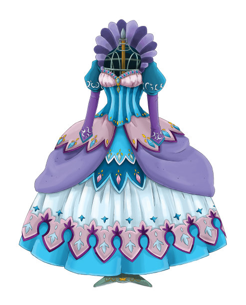 卡通老派的服装在白色的背景上图片下载