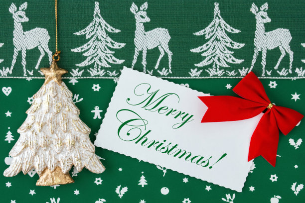 圣诞装饰和标签背景图片下载