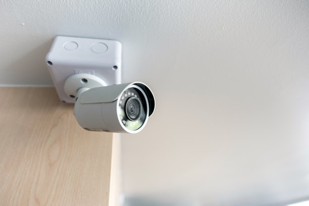 闭路电视监控摄像头监控着你的房间图片下载