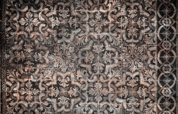 垃圾复古瓷砖背景图片下载