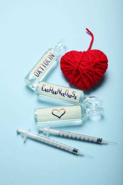 爱的荷尔蒙分子。性化学催产素。爱与心图片下载