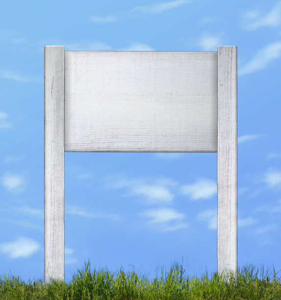 木质标识盾老风化纹理绿色图片下载