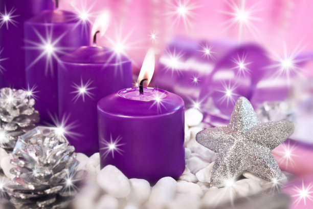 圣诞装饰和星星图片下载