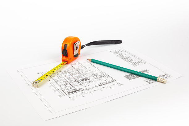 绘图和工具在一个轻的背景。图片下载