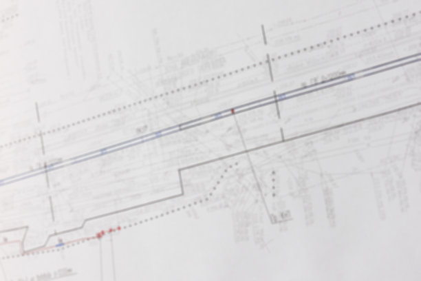 工程图纸，城市建筑计划，模糊的背景图片下载