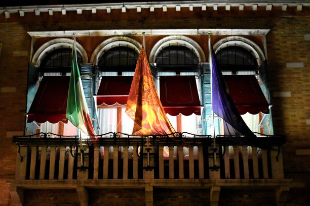 充满活力的威尼斯旗帜图片下载