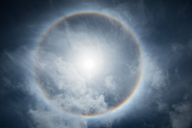 美妙的日晕图片下载