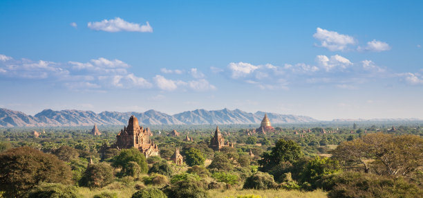 缅甸蒲甘景观,图片下载