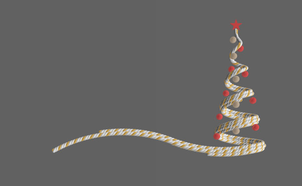 绳索圣诞树图片下载