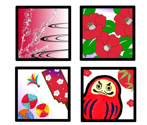 日本风格的插图图片下载