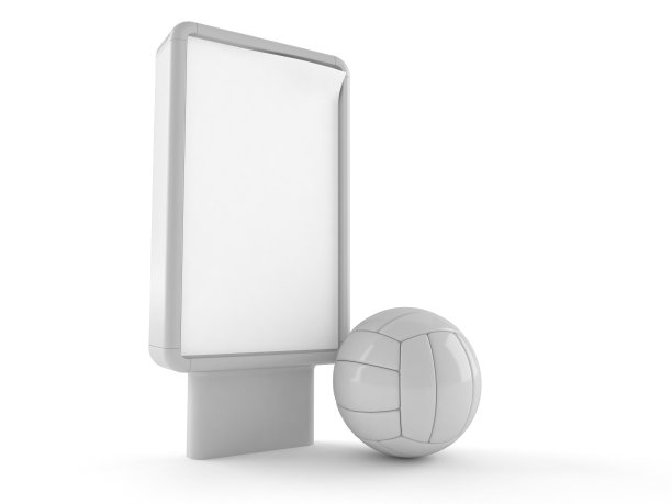 空白广告牌排球图片下载