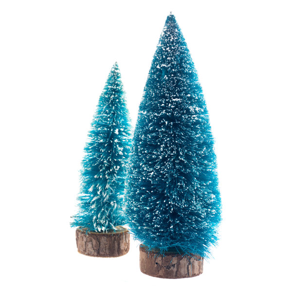 白色背景上的圣诞树图片下载