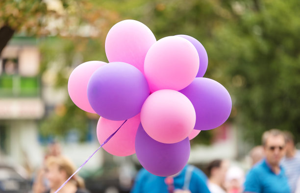 彩色的气球图片下载