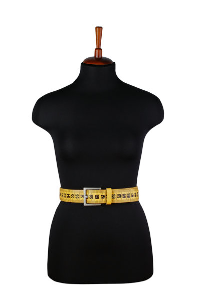 腰带测量腰围和人体模型图片下载