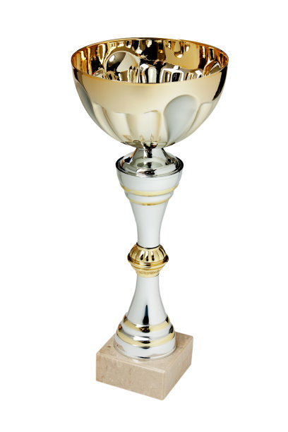 体育杯孤立在一个白色的背景图片下载