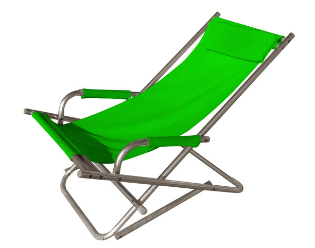 绿色躺椅图片下载