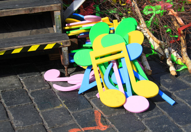 颜色的音乐符号图片下载