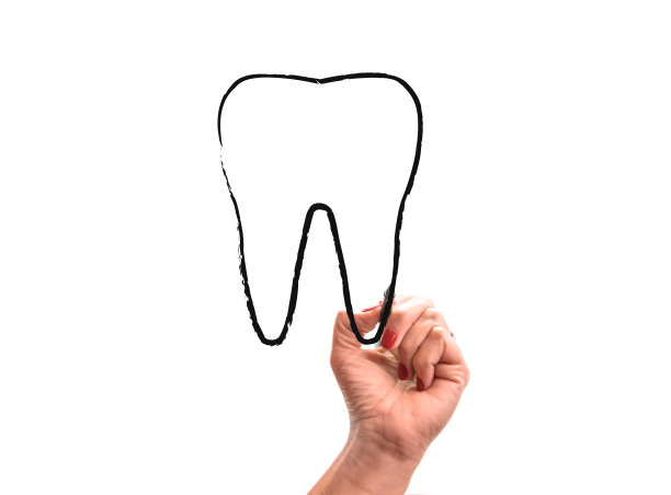 手画牙齿图片下载