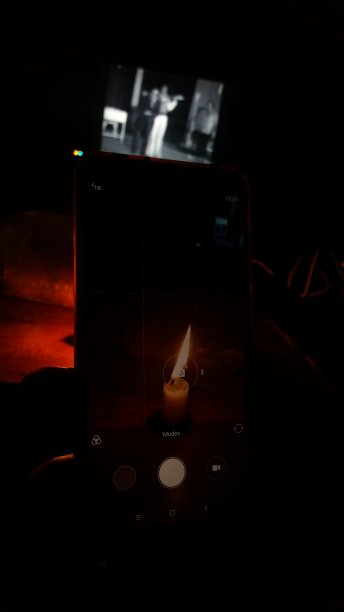 暗室中烛光的特写镜头图片下载