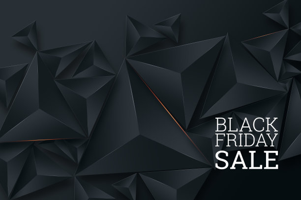 黑色星期五促销海报。商业折扣活动横幅。黑色背景。横幅，卡片，拷贝空间。模型,布局。创作的背景图片下载