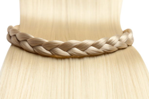 豪华的金色头发的特写图片下载