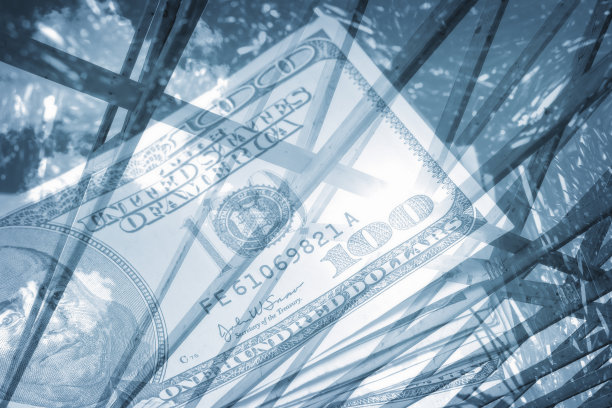 建筑结构框架和美元图片下载