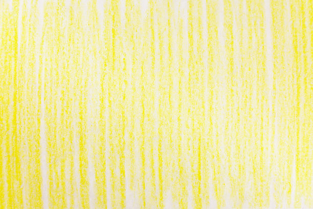 明亮的黄色铅笔在白纸上画了一个阴影图片下载