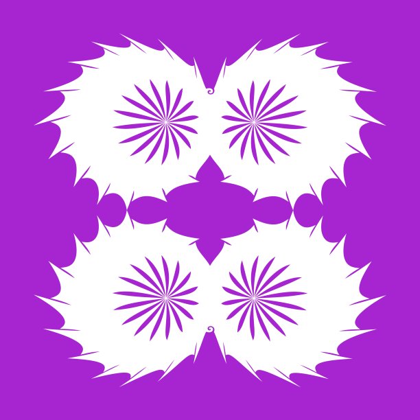 紫色上方的抽象伞图片下载