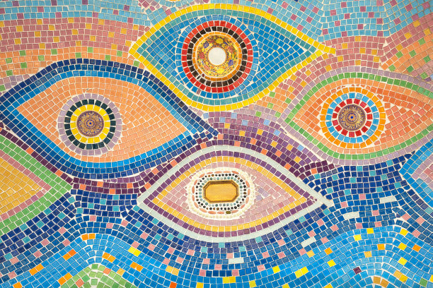 陶瓷的图案和颜色。图片下载