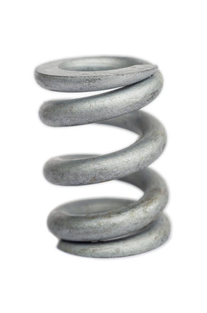 金属弹簧孤立图片下载