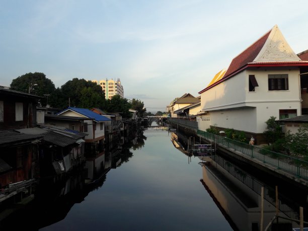 运河在城市图片下载
