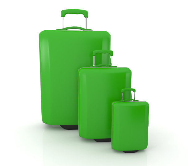 旅行箱孤立在白色背景上。图片下载