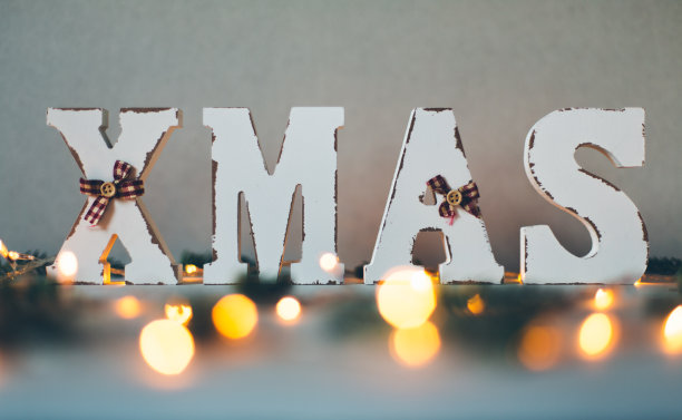 白色圣诞信件图片下载