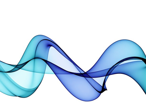 彩色抽象波浪设计图片下载