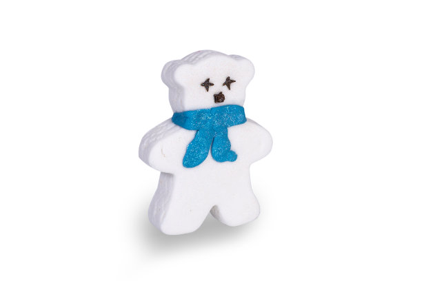 北极熊，孤立在白色背景上图片下载