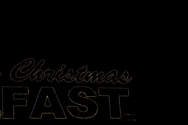 假日装饰街灯的部分视图图片下载